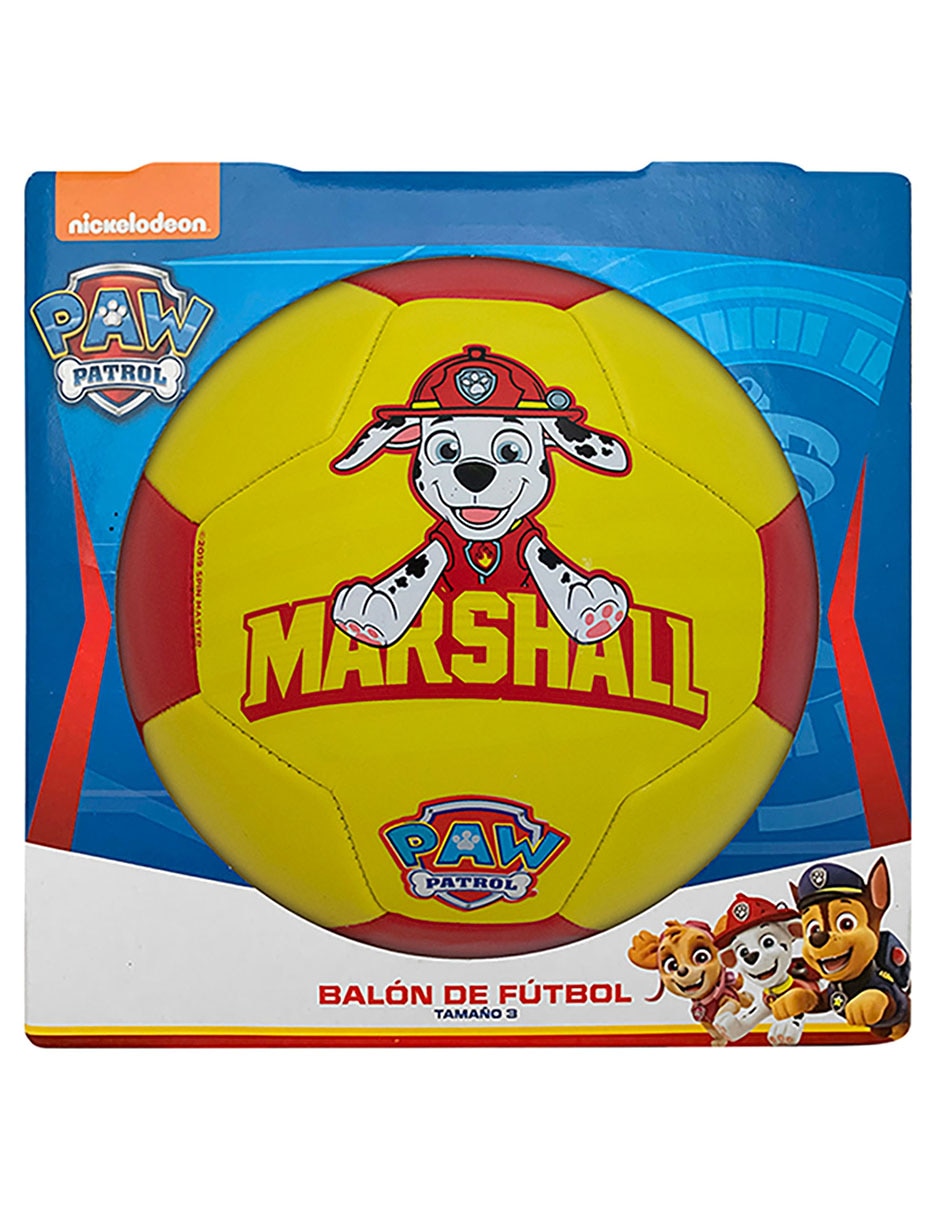 Balón Voit 81691 B Soccer No 3 Paw Patrol Marshall Ii Badge Nal Para Fútbol