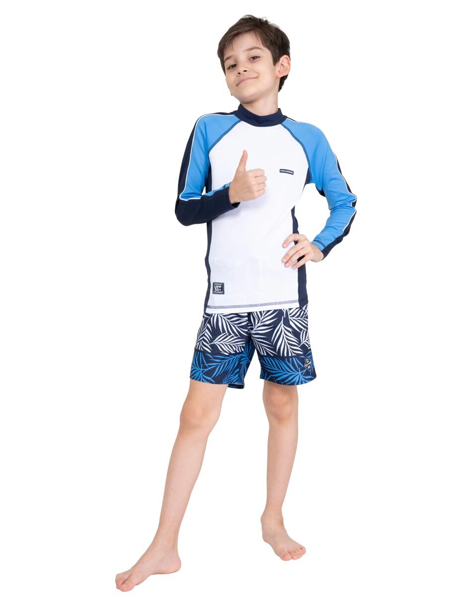 Short hojas pica para niño