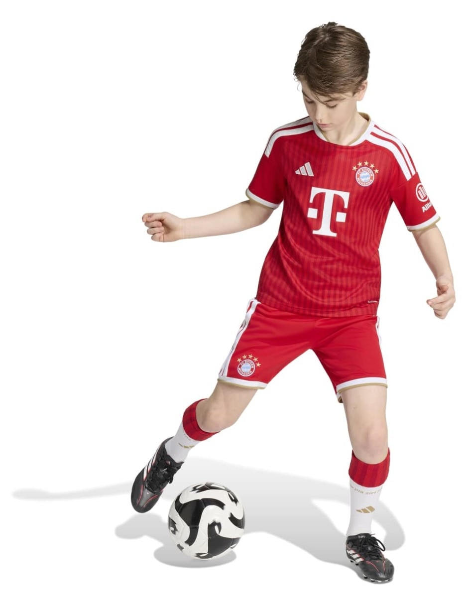 Jersey de Bayern Munich local manga corta jugador para niño 3