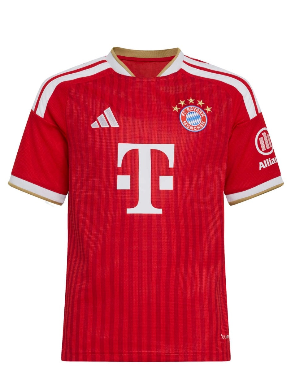 Jersey de Bayern Munich local manga corta jugador para niño 6