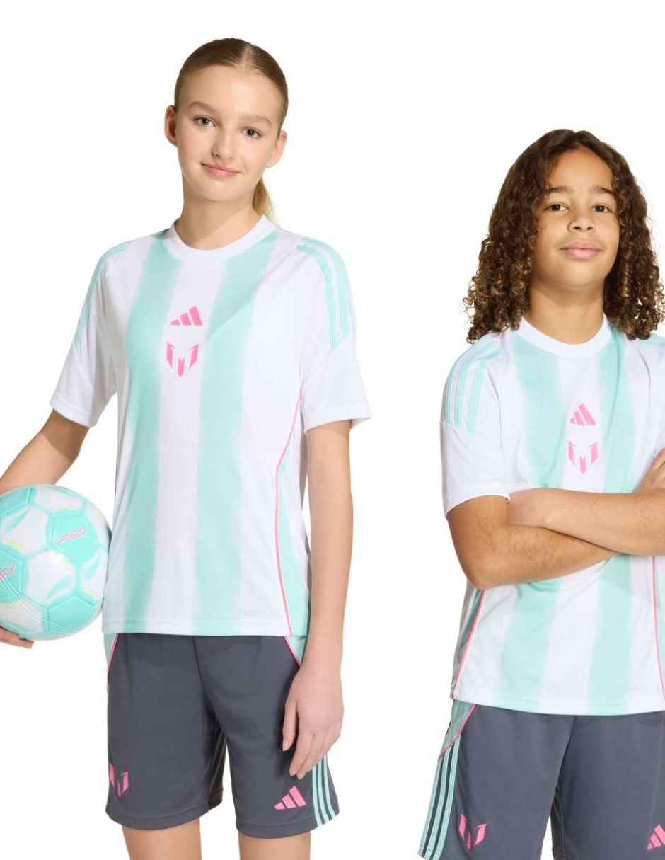 Jersey de entrenamiento de lionel messi manga corta Adidas jugador para niño