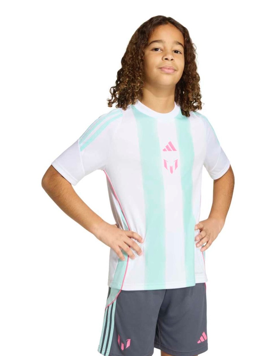 Jersey de entrenamiento de lionel messi manga corta Adidas jugador para niño