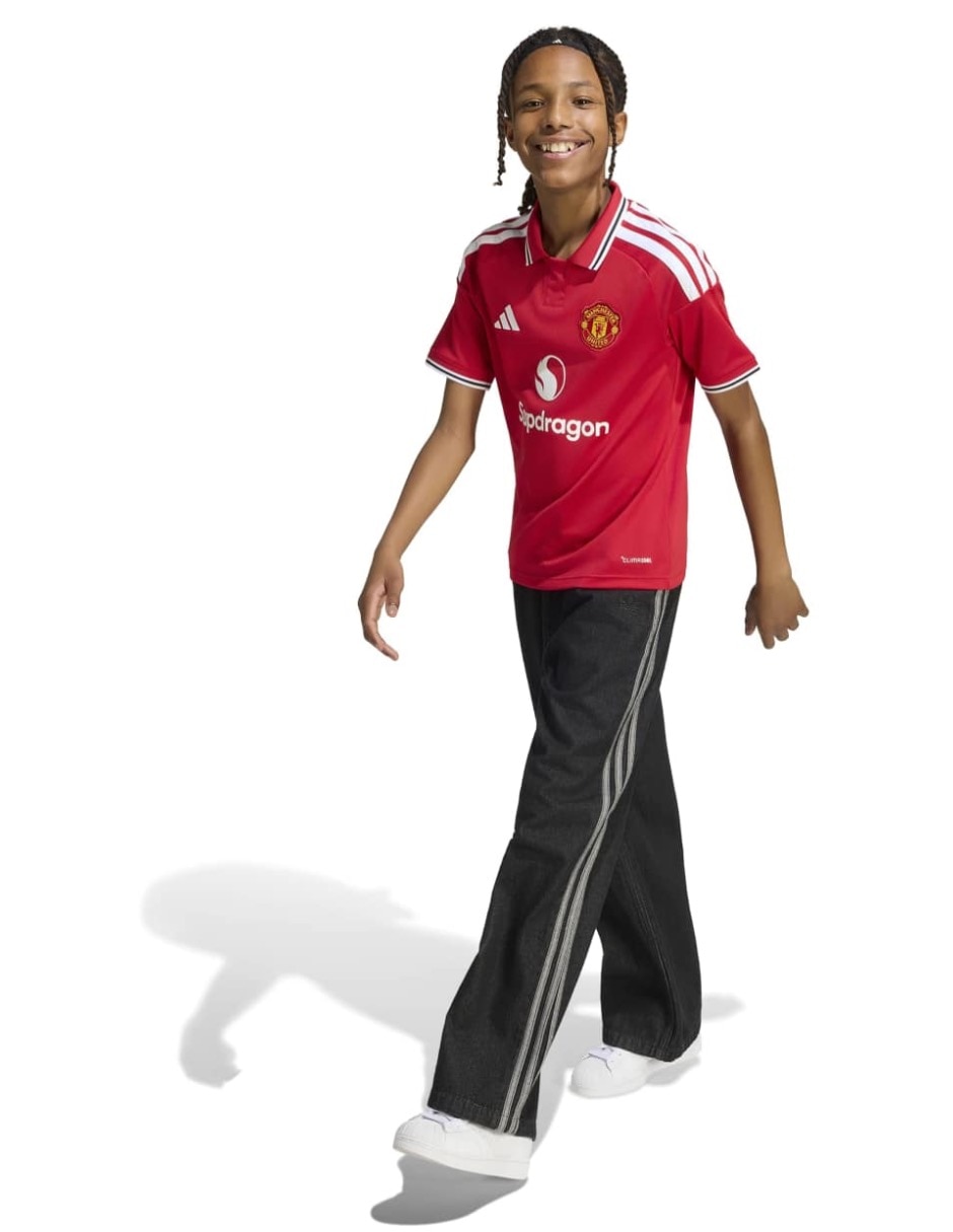 Jersey de manchester united entrenamiento de manga corta jugador para niño 9