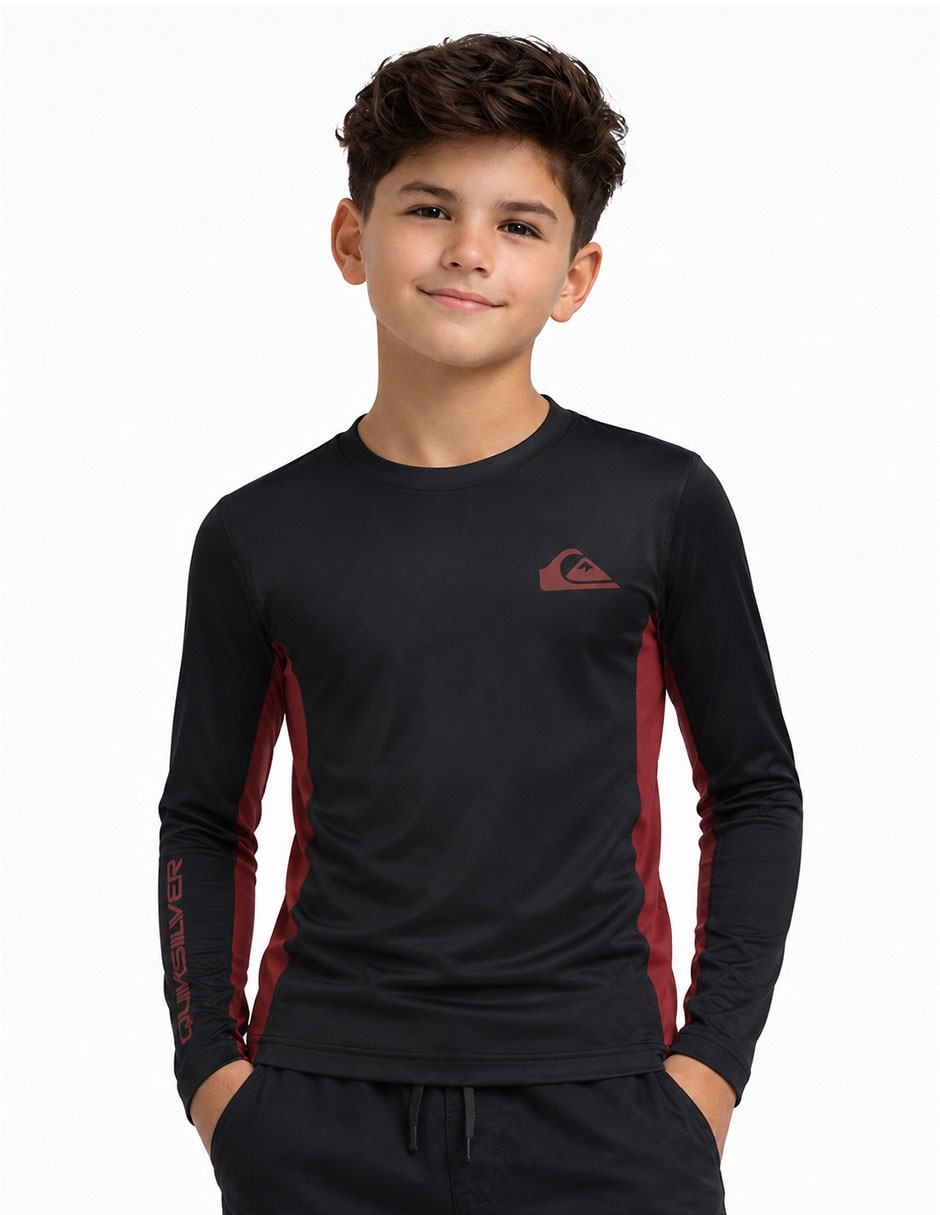 Traje de baño estampado logo para hombre