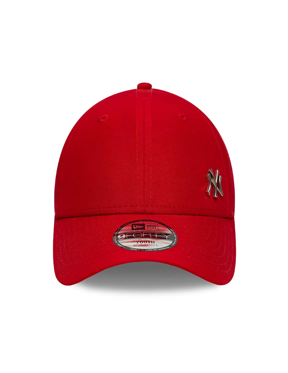 Gorra visera curva correa ajustable para béisbol new era k flawless mlb new york yankees para niño