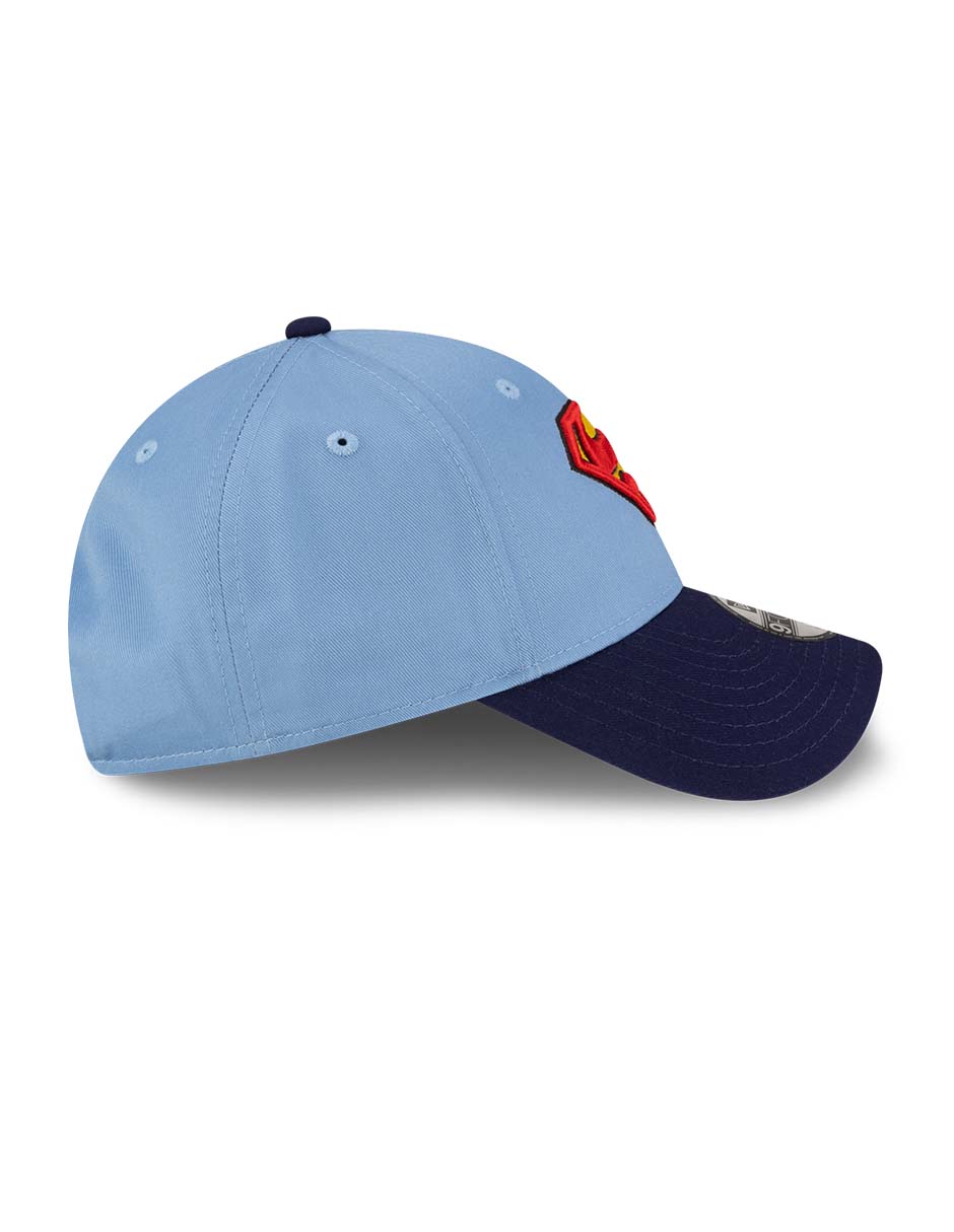 Gorra visera curva correa ajustable para entretenimiento new era k dc superman para niño