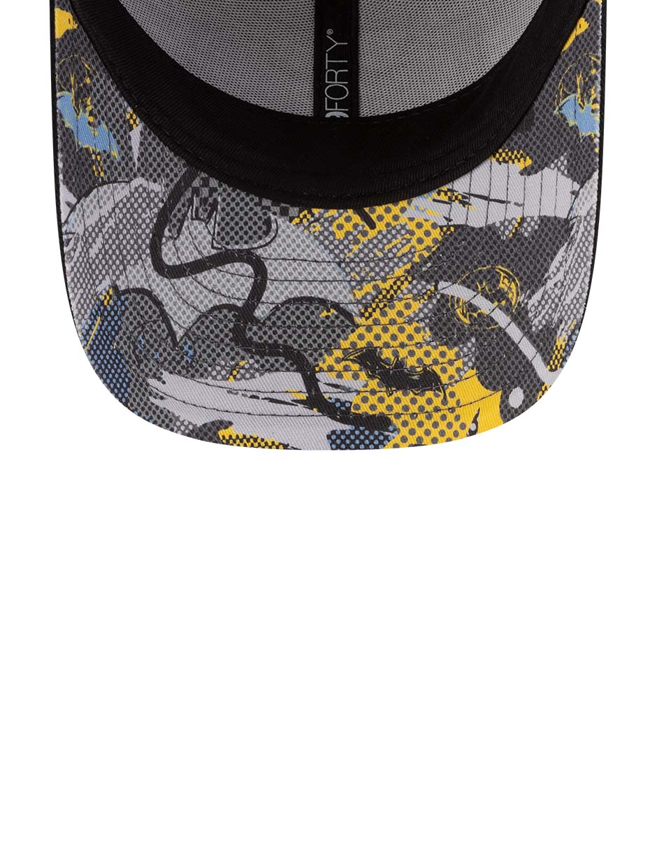 Gorra visera curva correa ajustable para entretenimiento new era k dc batman para niño