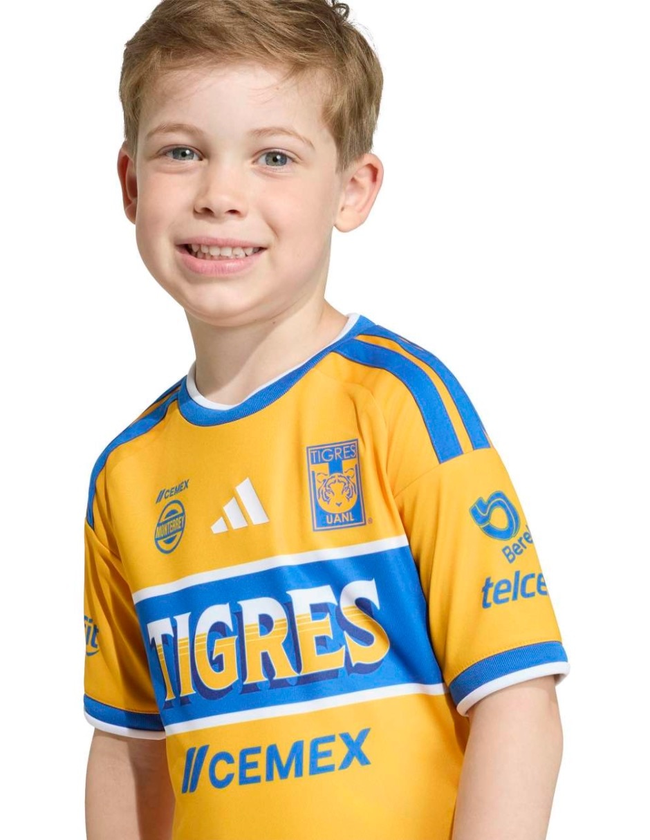 Conjunto short deportivo tigres de algodón para niño 3