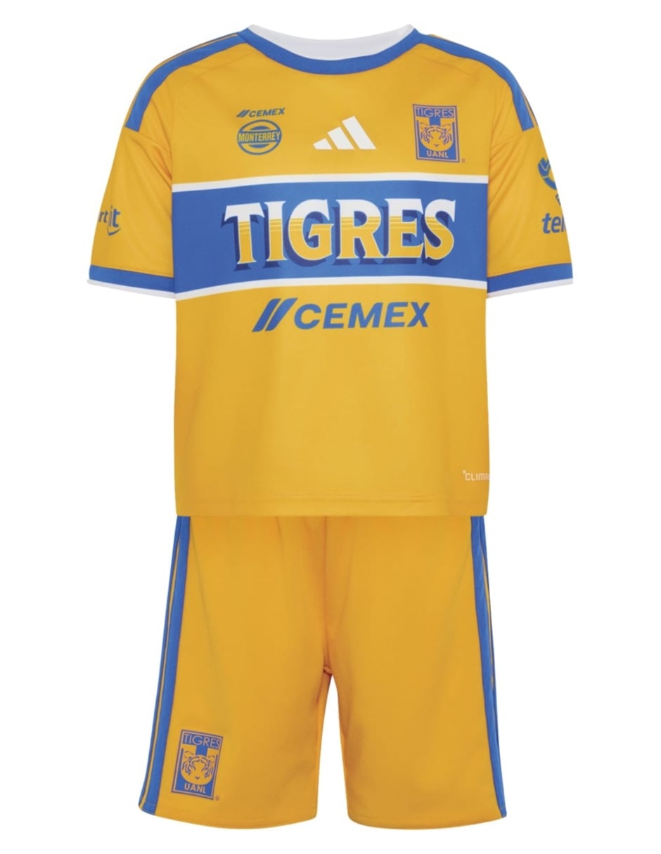 Conjunto short deportivo tigres de algodón para niño 10