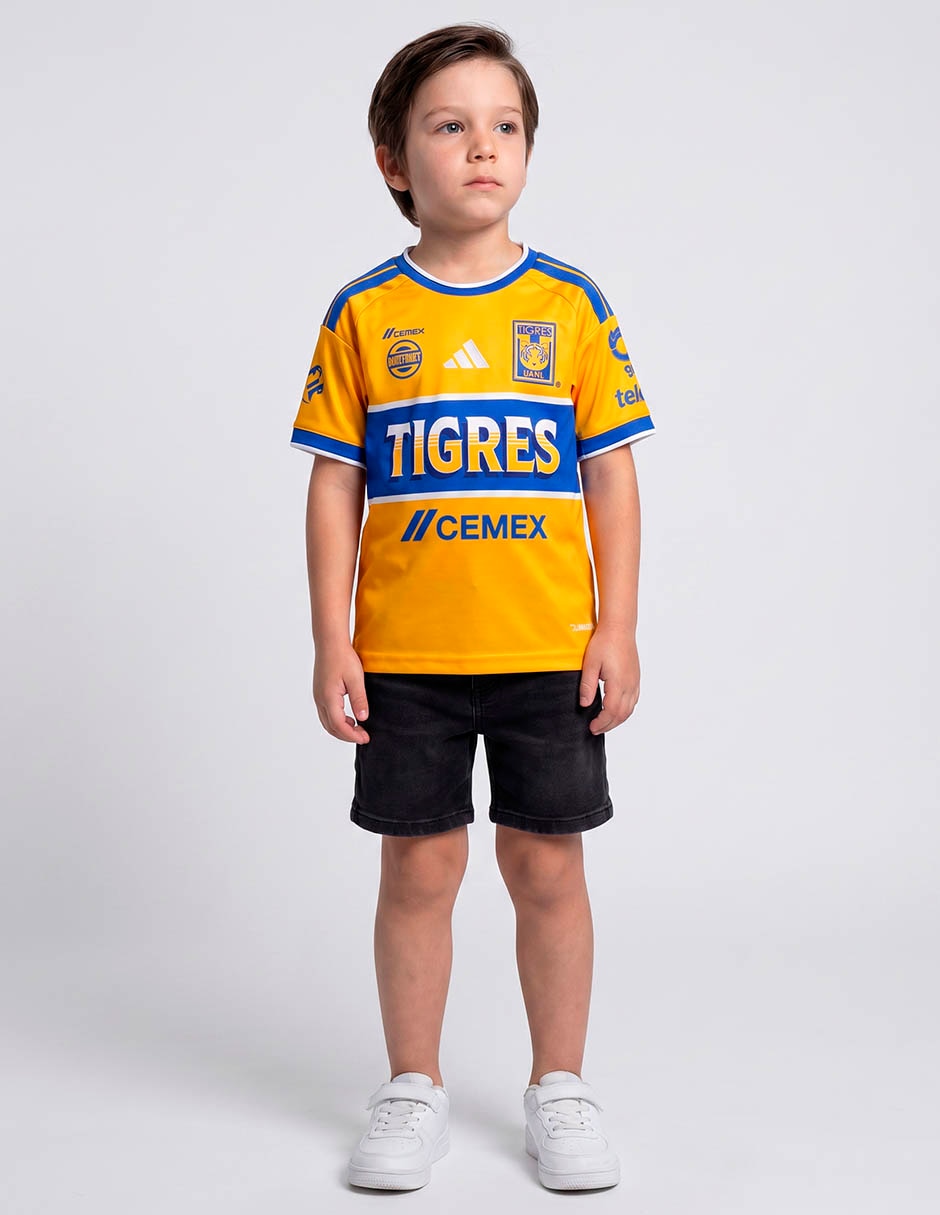 Jersey de Tigres UANL local para niño Jersey de Tigres UANL local para niño