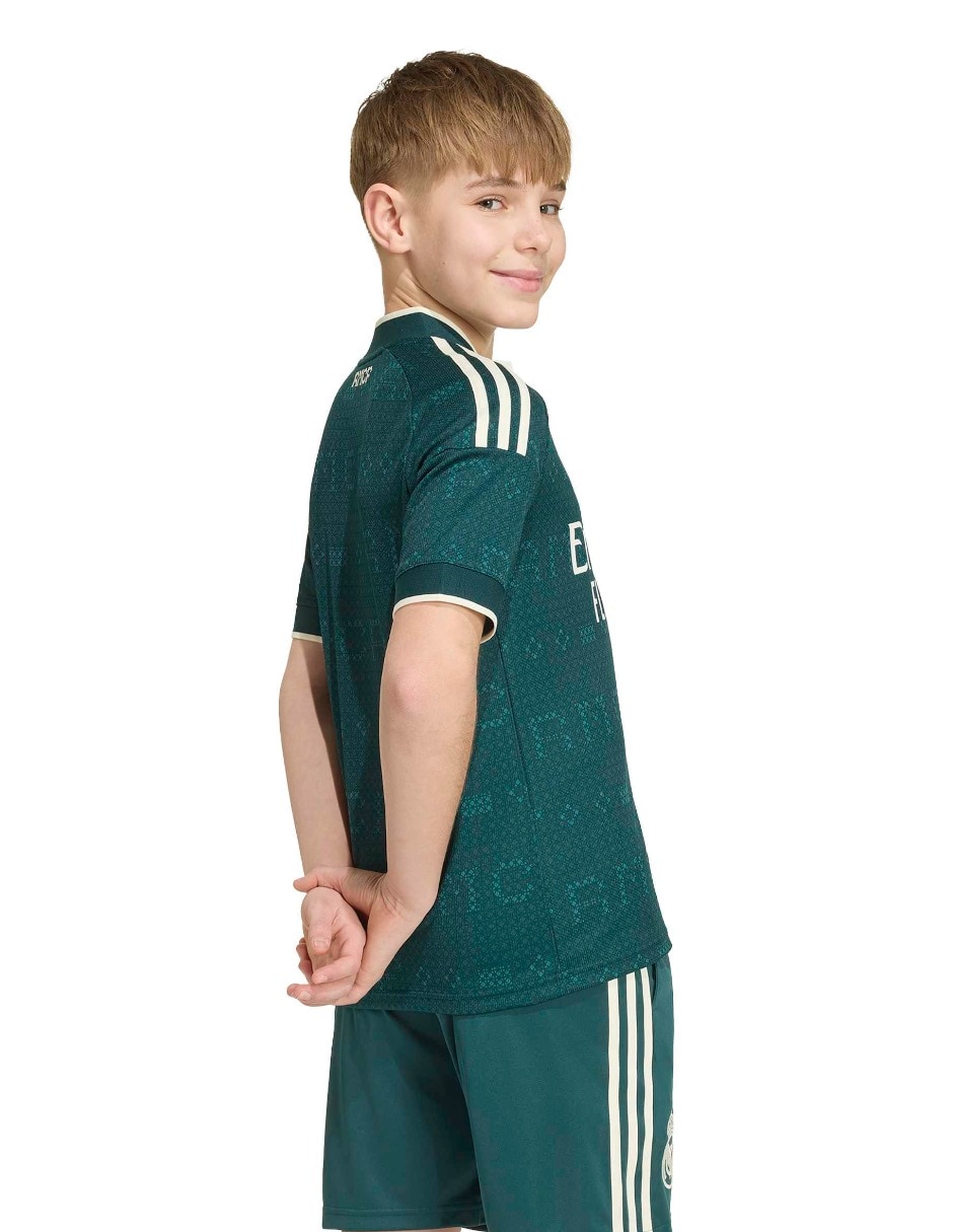 Jersey de real madrid club de fútbol visitante manga corta para niño 8
