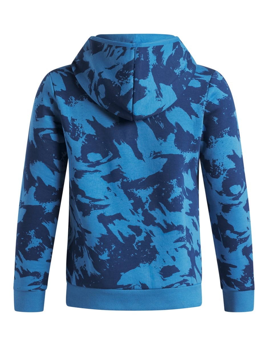 Sudadera ua b rival fleece printed hd para niño 2