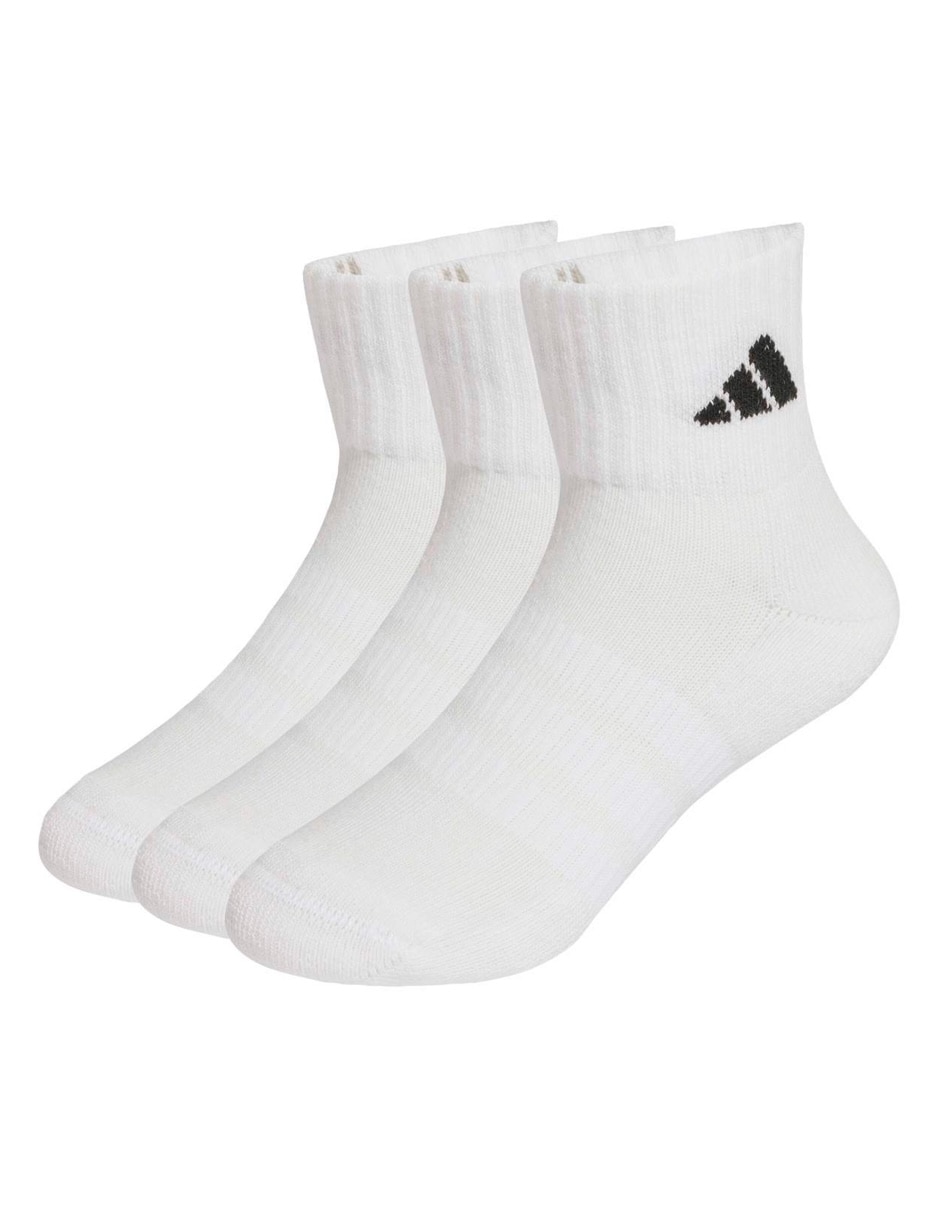Calceta comfort para entrenamiento Adidas para niño 3 pares