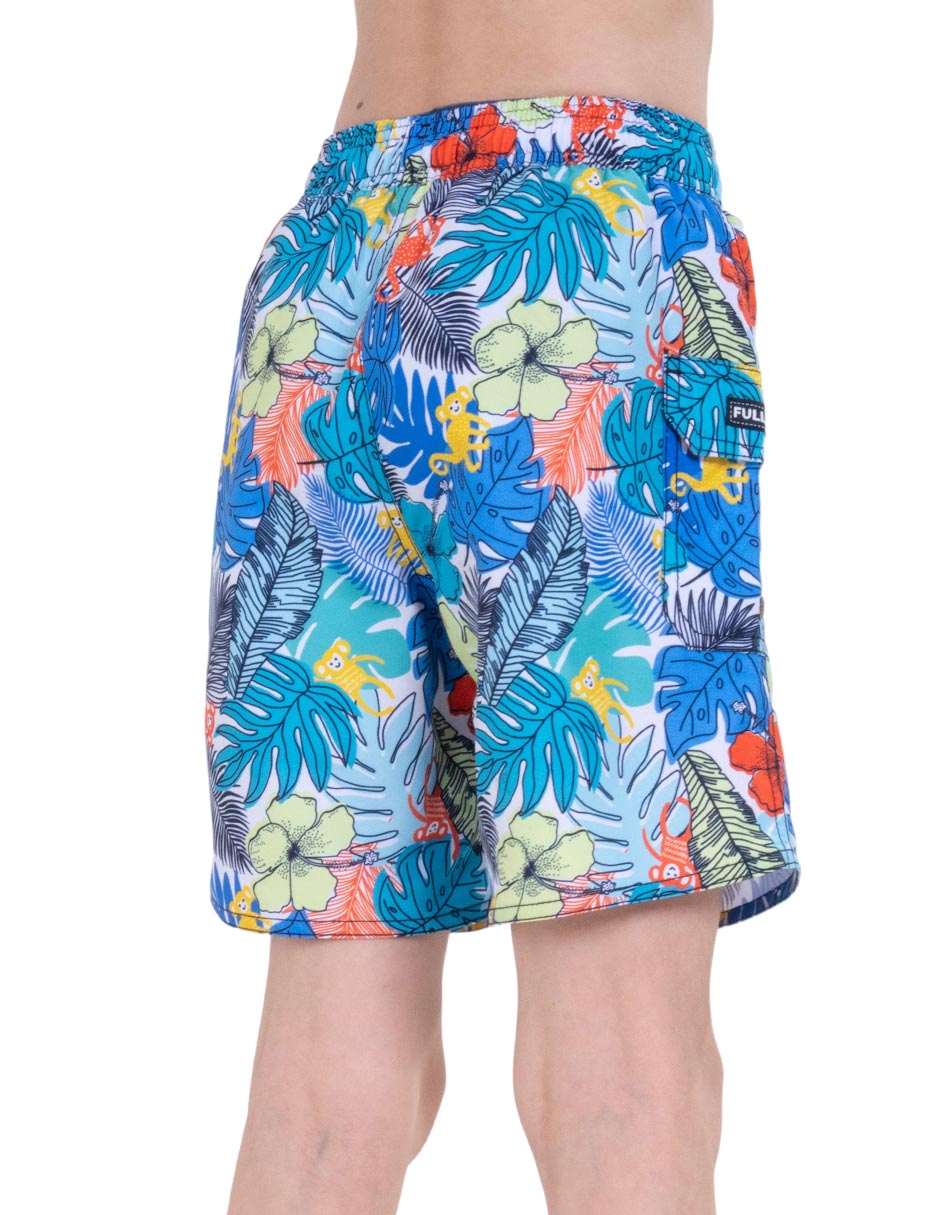 Short calzón de malla integrado para natación niño 2