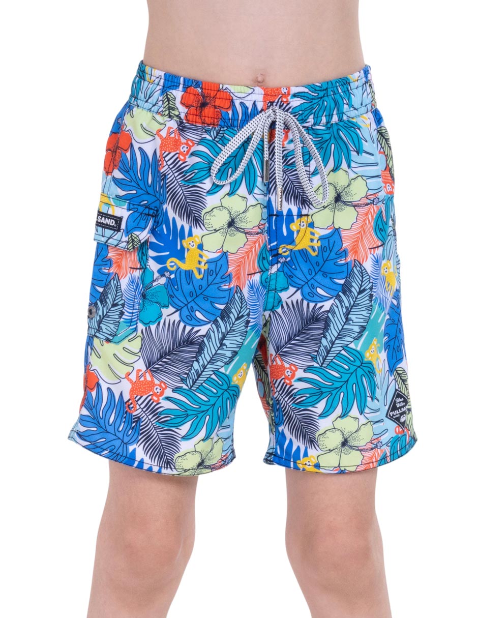 Short calzón de malla integrado para natación niño 3