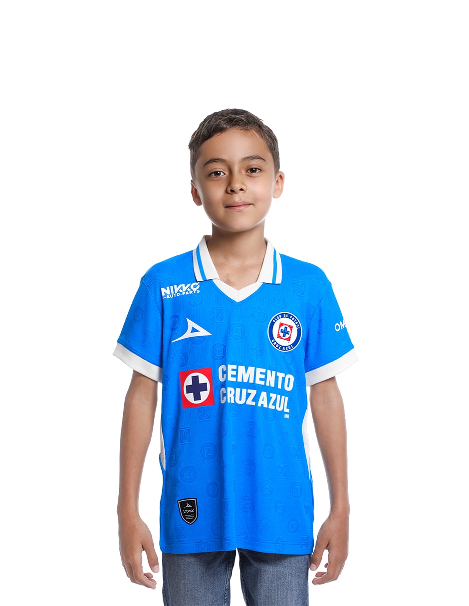 Jersey de club de fútbol Cruz Azul local de manga corta fan unisex Jersey de club de fútbol Cruz Azul local de manga corta fan unisex