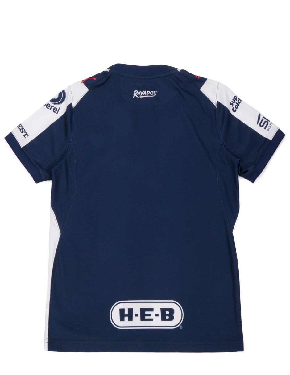 Jersey de club de fútbol monterrey local manga corta puma para niño