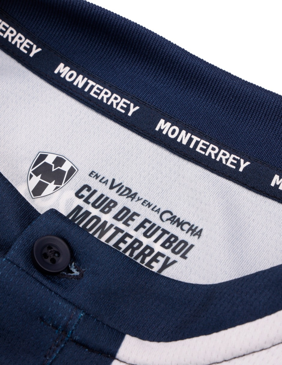 Jersey de club de fútbol monterrey local manga corta puma para niño