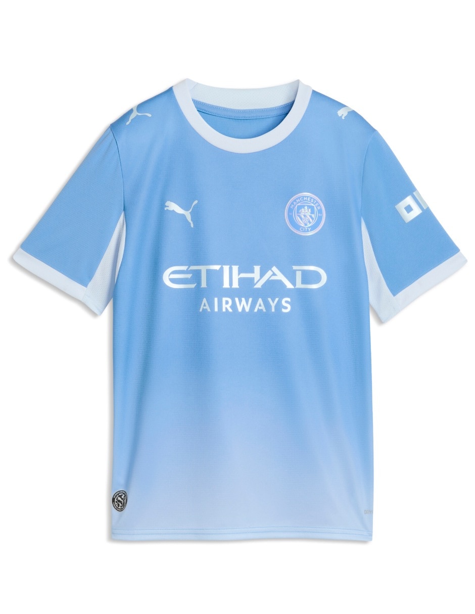 Jersey de manchester city local de manga corta jugador para niño Jersey de manchester city local de manga corta jugador para niño