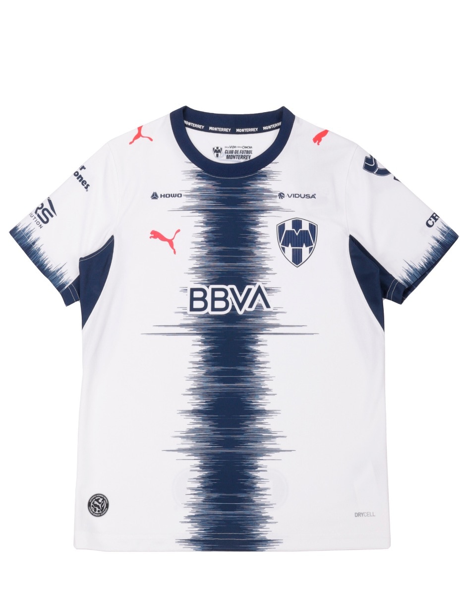 Jersey de club de fútbol monterrey visitante de manga corta jugador para niño