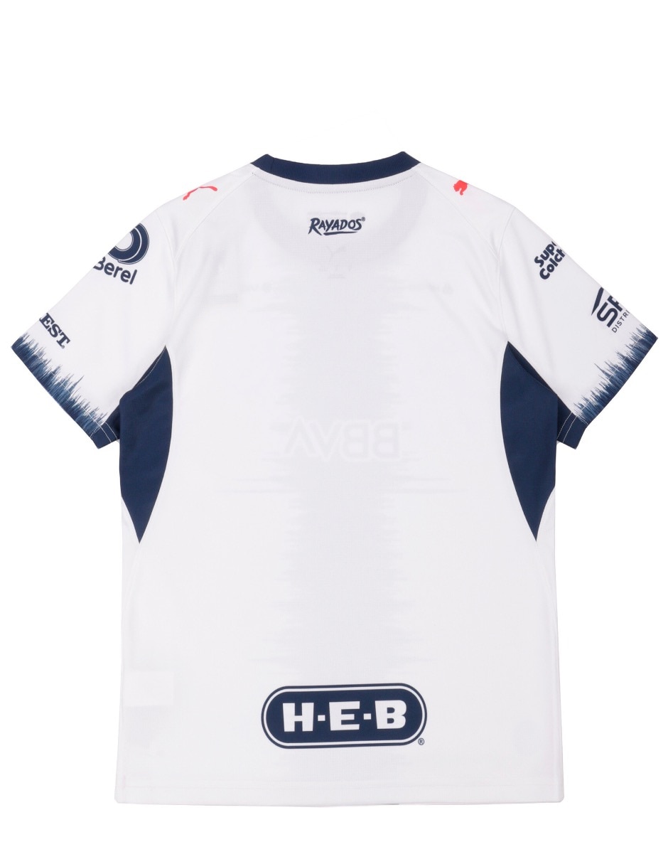 Jersey de club de fútbol monterrey visitante de manga corta jugador para niño 4