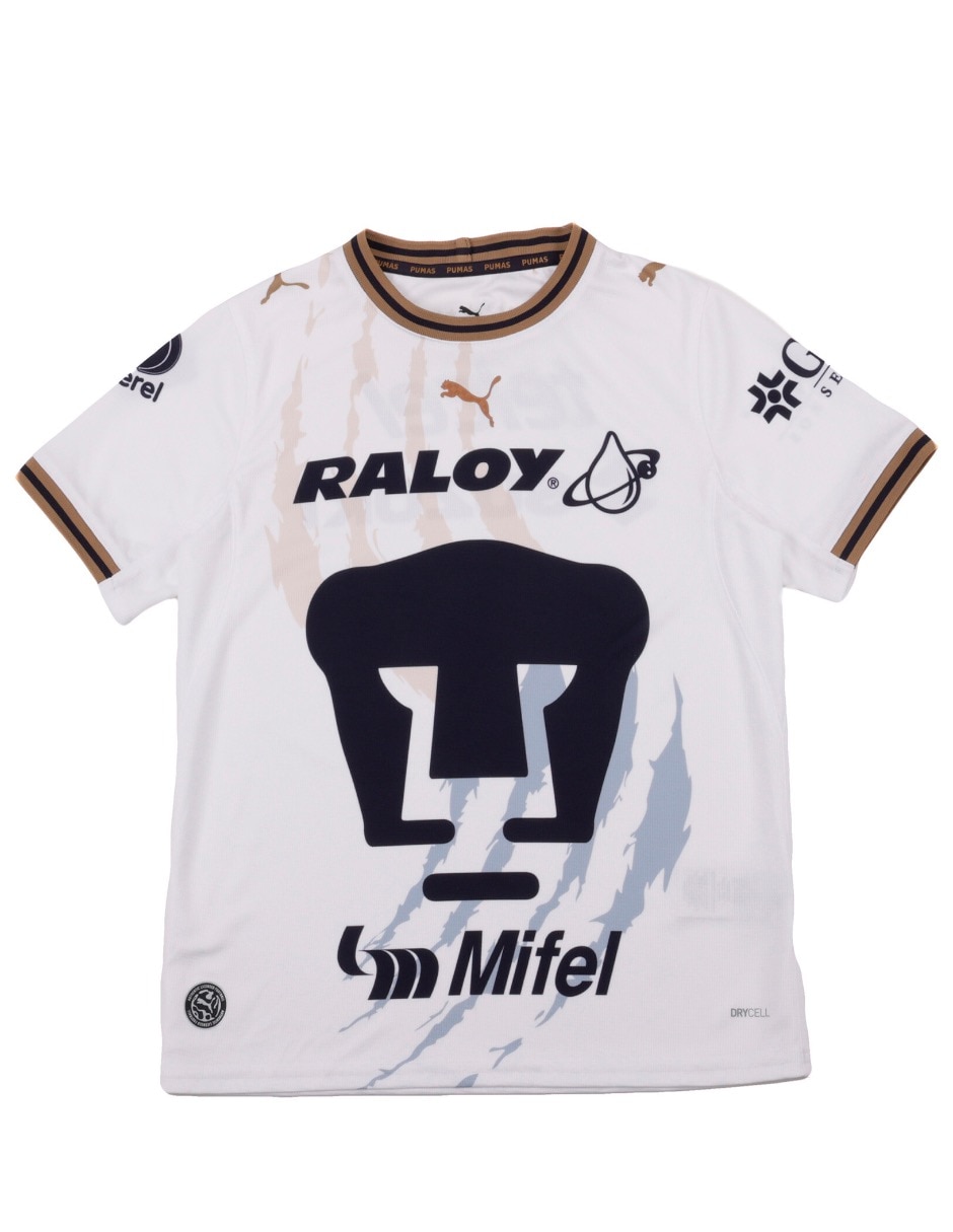 Jersey de Pumas de la UNAM visitante Jugador para niño Jersey de Pumas de la UNAM visitante Jugador para niño