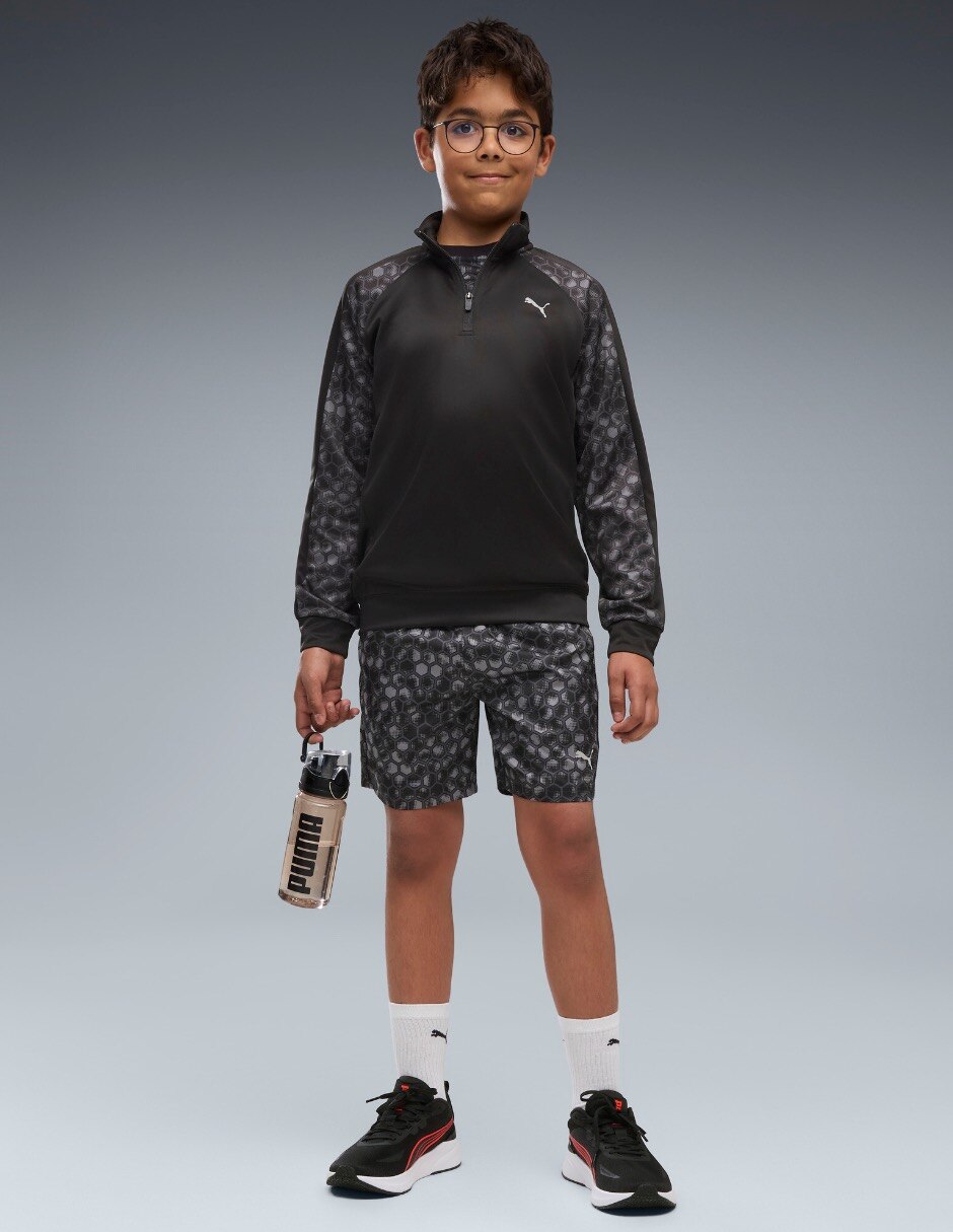 Sudadera Tad Ess Aop Poly Quarterzip B para bebé niño 5