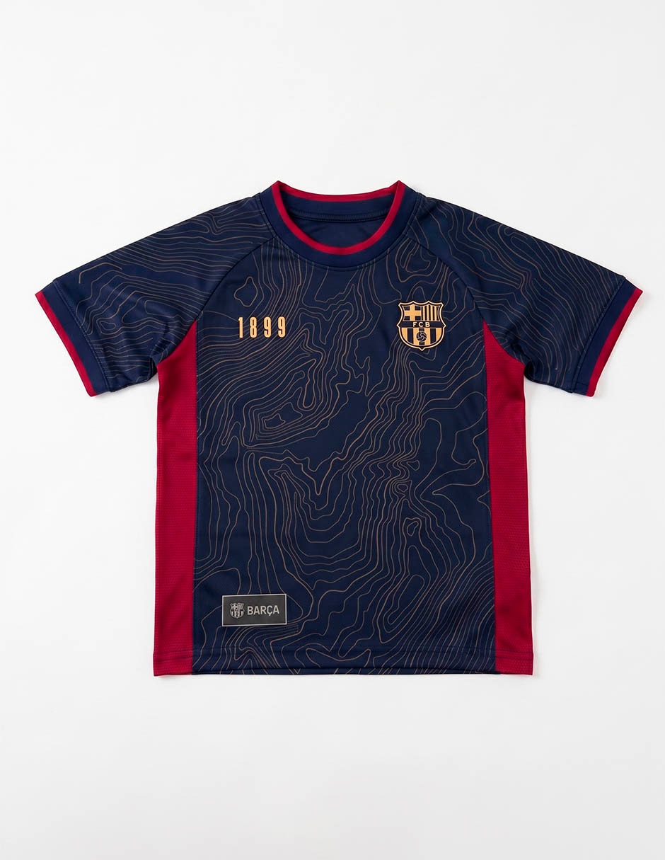 Playera deportiva para fútbol fútbol club barcelona para niño Playera deportiva para fútbol fútbol club barcelona para niño