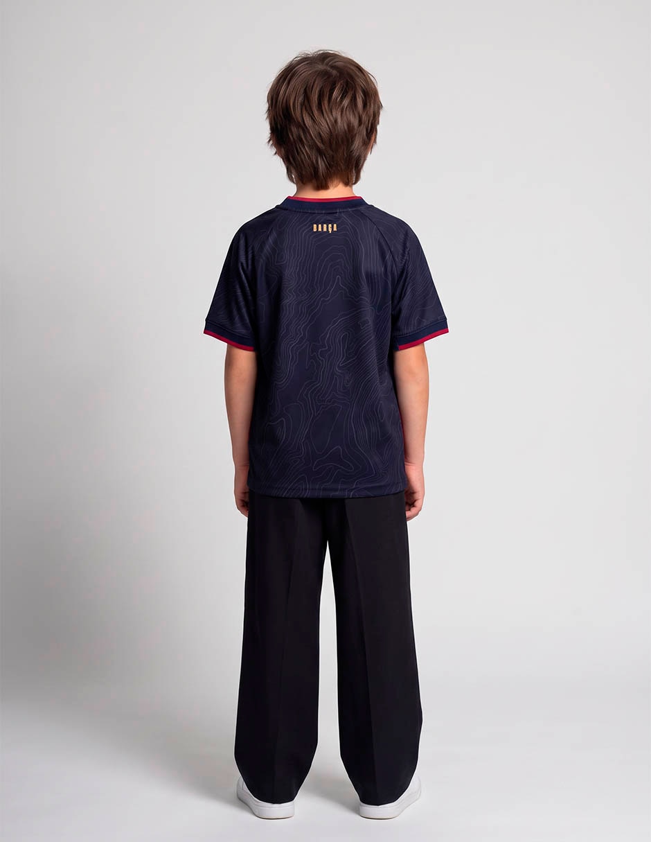 Playera deportiva para fútbol fútbol club barcelona para niño 5