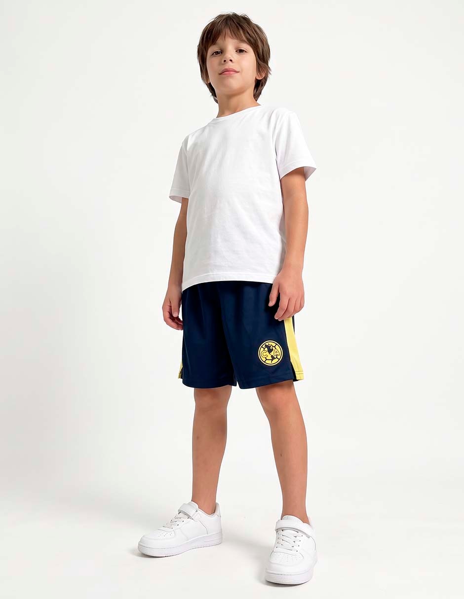 Short con bolsillos para fútbol niño