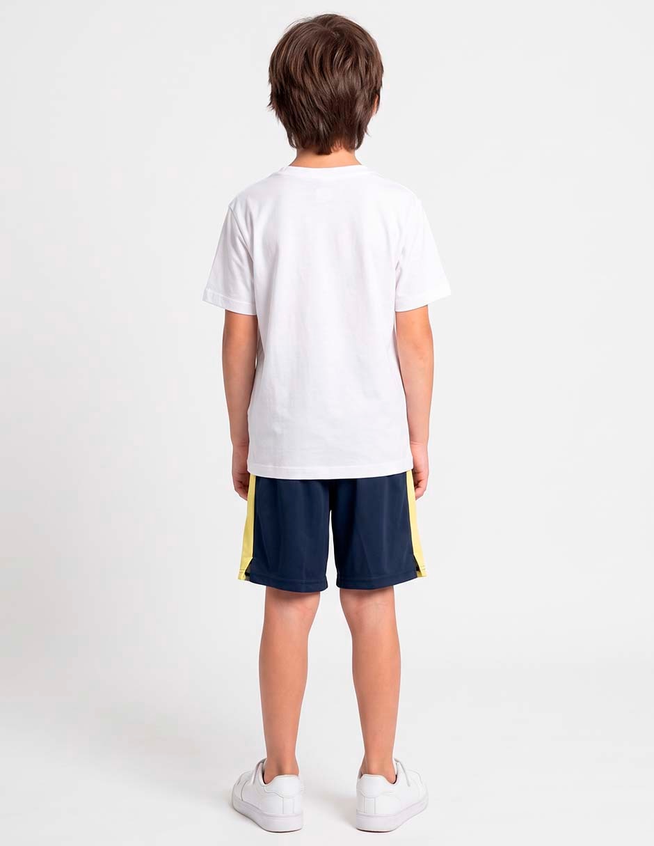 Short con bolsillos para fútbol niño