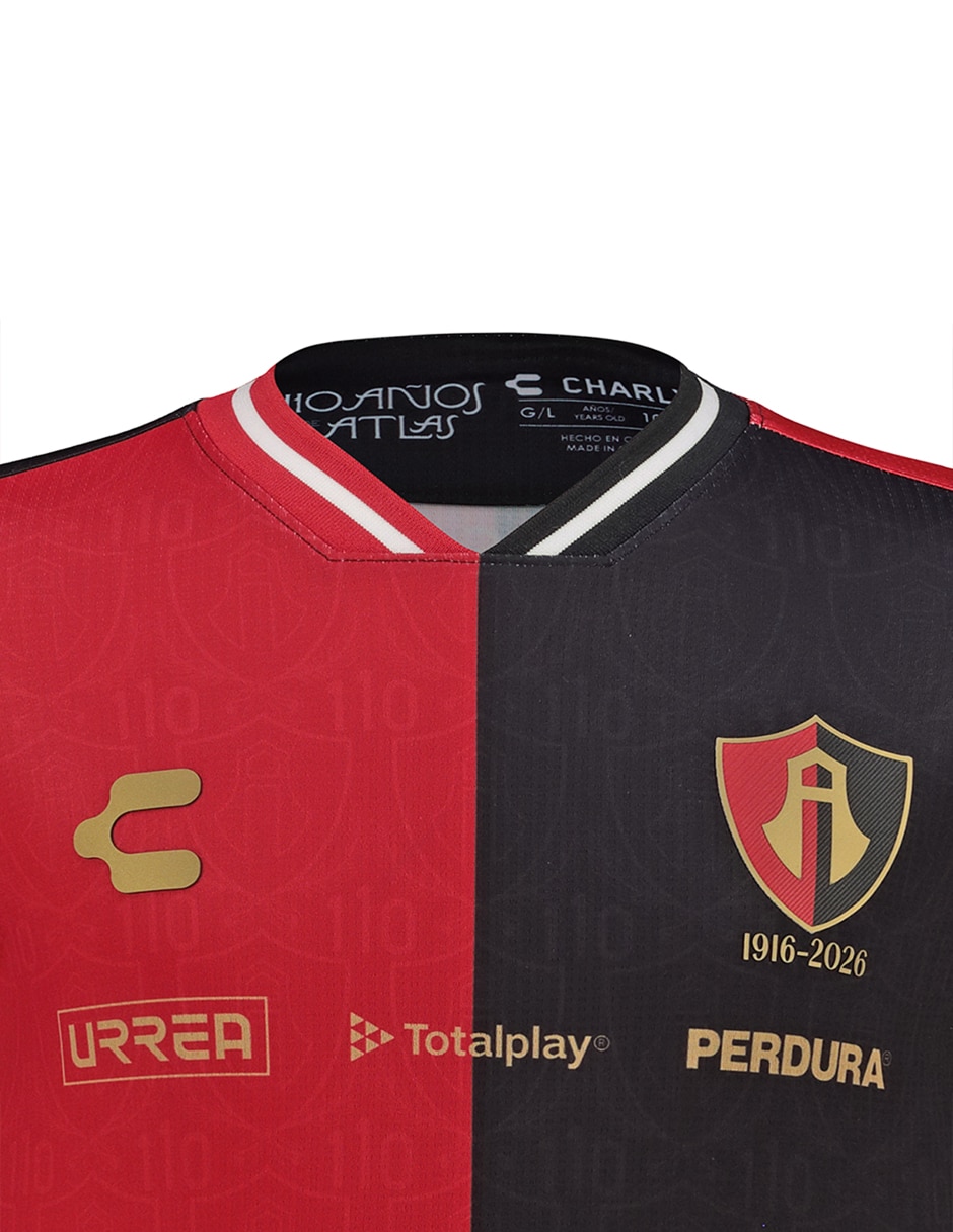 Jersey de Atlas Fútbol Club Local de No aplica manga Corta Jugador para Niño 3