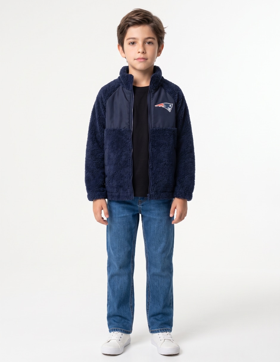 Sudadera new england patriots para niño