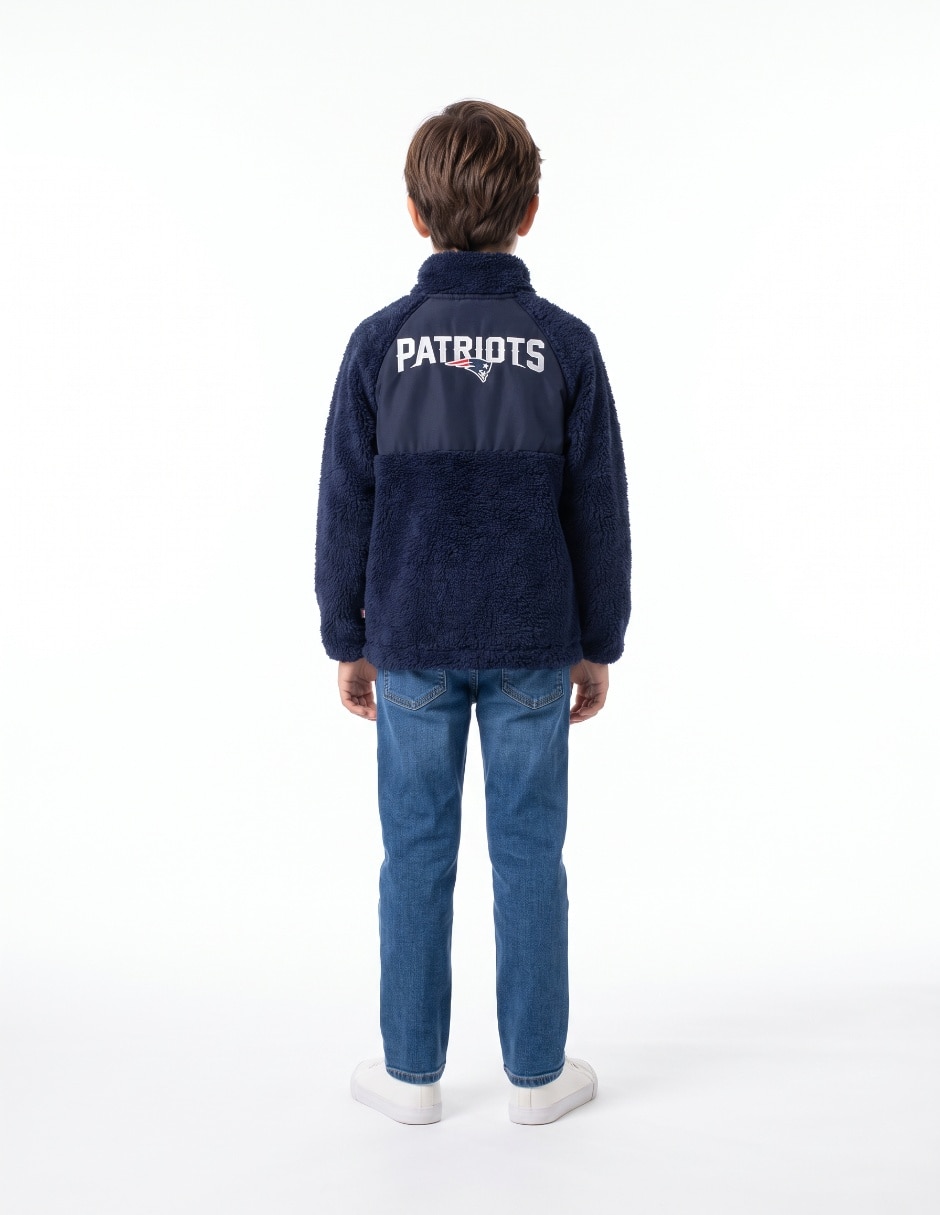 Sudadera new england patriots para niño 2