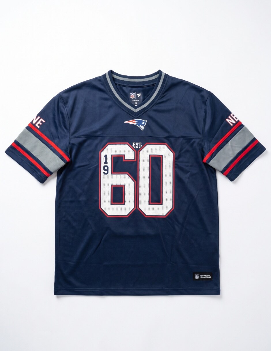 Jersey de New England Patriots de jugador de manga corta para niño 3
