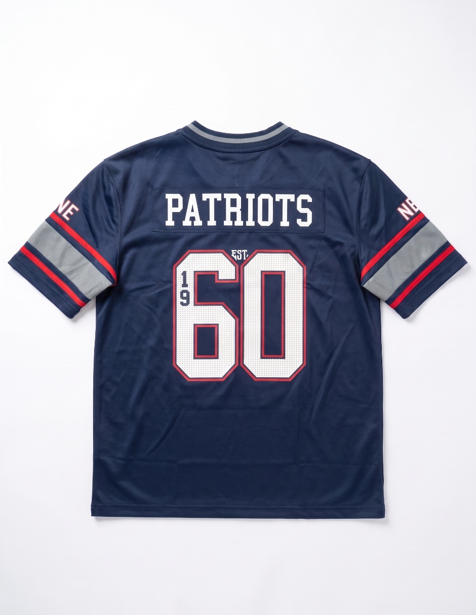 Jersey de New England Patriots de jugador de manga corta para niño 4