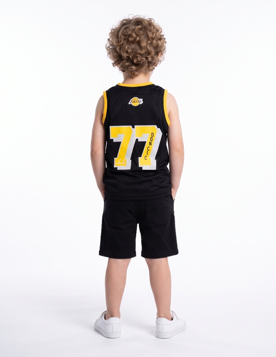 Jersey de Los Angeles Lakers conmemorativo jugador para niño 2