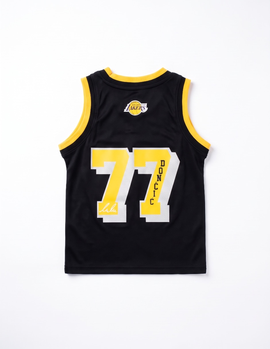 Jersey de Los Angeles Lakers conmemorativo jugador para niño 4