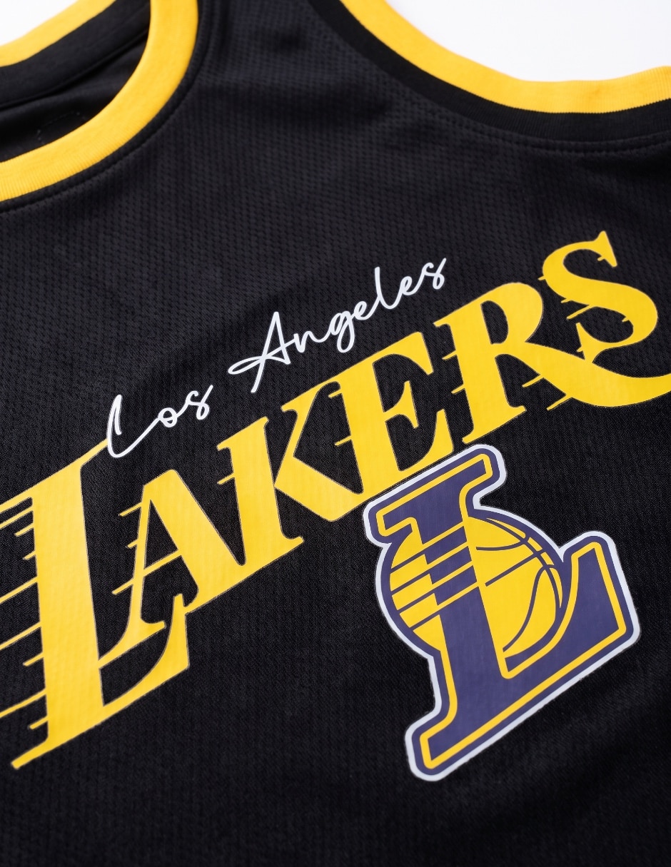 Jersey de Los Angeles Lakers conmemorativo jugador para niño 5