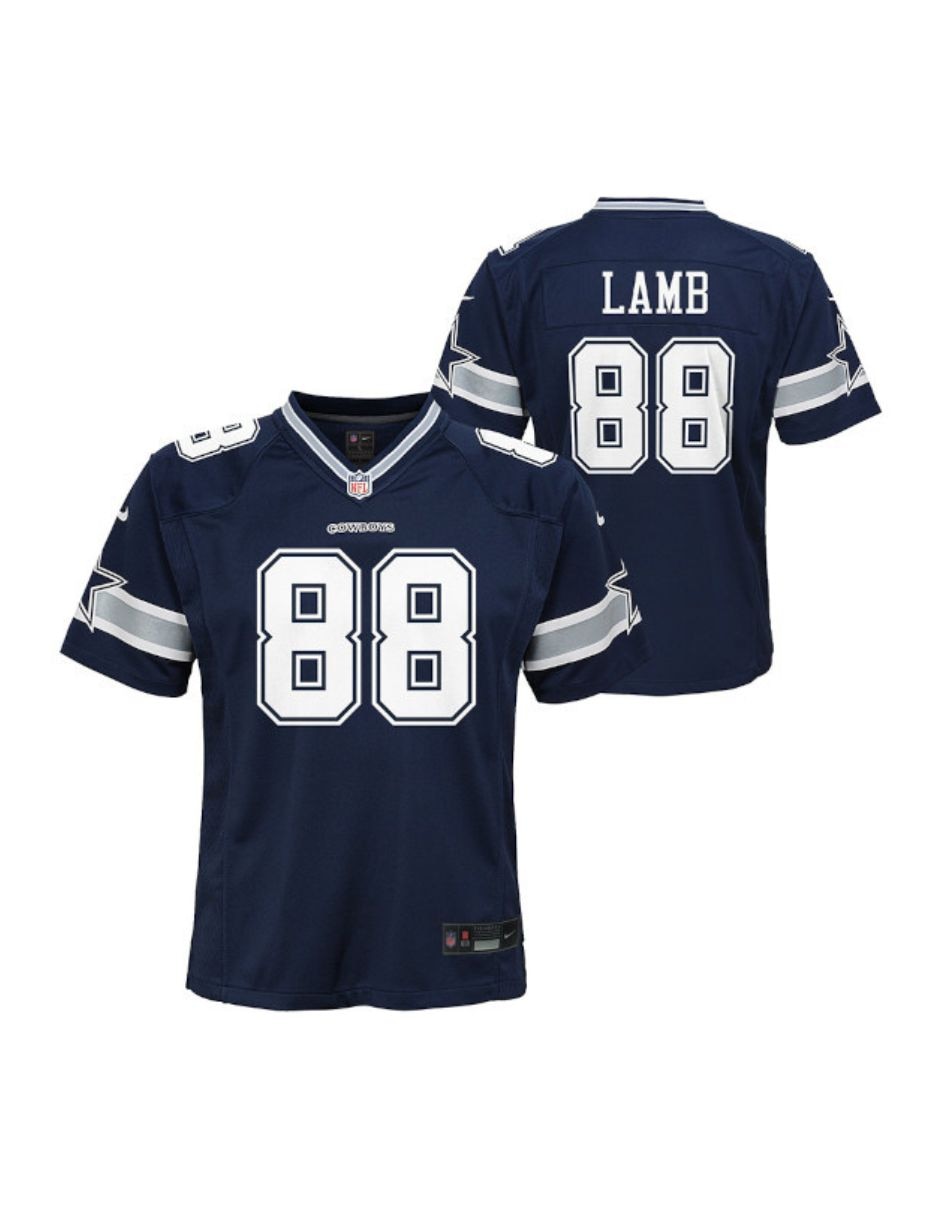 Jersey de Dallas Cowboys local de CeeDee Lamb jugador para niño 2