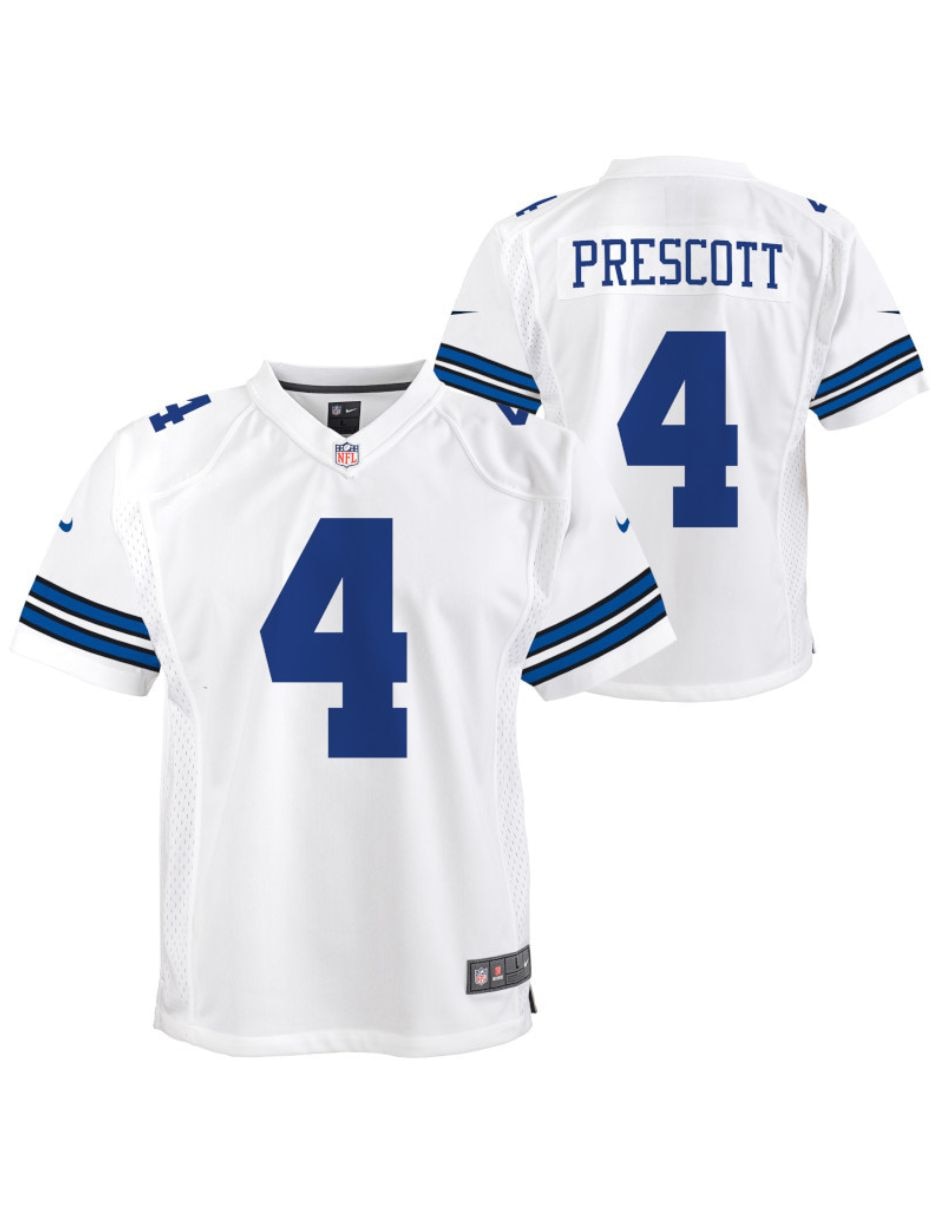 Jersey de Dallas Cowboys de Dak Prescott jugador para niño 3