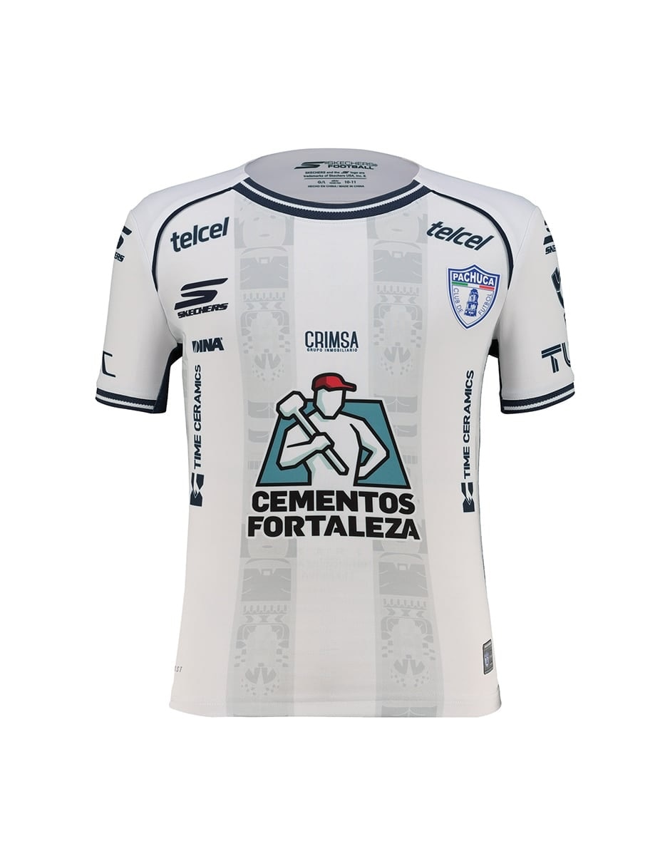 Jersey de club de fútbol pachuca visitante de manga corta para niño