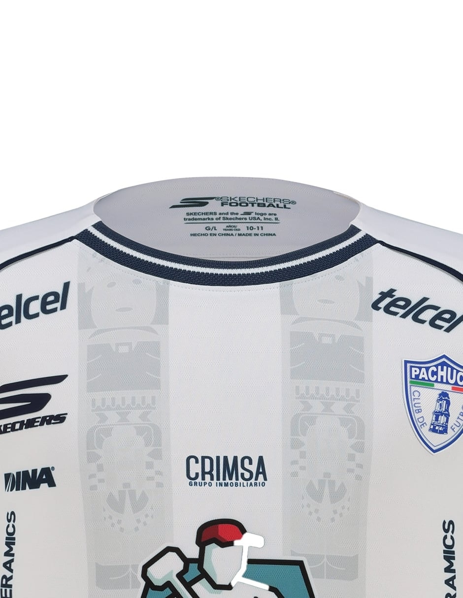 Jersey de club de fútbol pachuca visitante de manga corta para niño